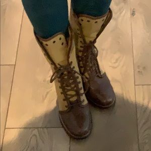 FYRE Women Boots size 8 brown leather